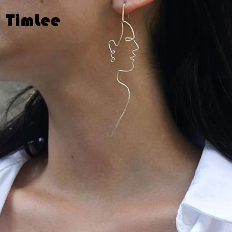 Timlee E235 Personality Exaggeration Face Earring Outline Alloy Drop Earrings Fashion wholesale
Timlee E235 Personality Exaggeration Face Earring Outline Alloy Drop Earrings Fashion wholesale