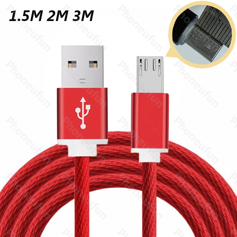 1.5/2/3 Meter 10mm Long Micro USB Plug Cable for Blackview bv5000 for Cubot Kingkong for Oukitel K8000 K3 C12 pro 1.5m/2m/3m
1.5/2/3 Meter 10mm Long Micro USB Plug Cable for Blackview bv5000 for Cubot Kingkong for Oukitel K8000 K3 C12 pro 1.5m/2m/3m