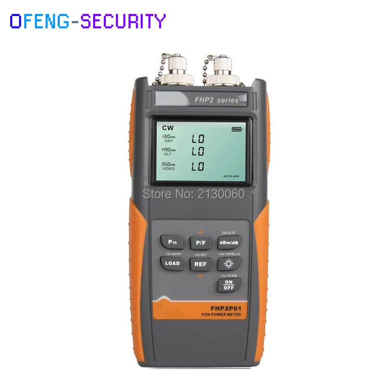FHP2P01 Grandway PON Optical Power Meter for EPON GPON xPON, OLT-ONU 1310/1490/1550nm
FHP2P01 Grandway PON Optical Power Meter for EPON GPON xPON, OLT-ONU 1310/1490/1550nm