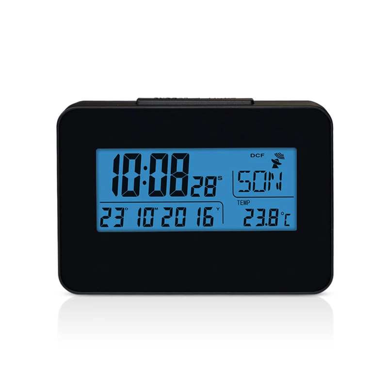 DYKIE Time Date Temperature display Blue Backlight four kinds Radio Control Desk Table Alarm Digital Clock
DYKIE Time Date Temperature display Blue Backlight four kinds Radio Control Desk Table Alarm Digital Clock