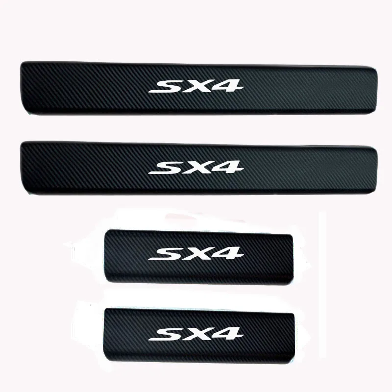 4pcs Door Stickers Carbon Fiber Car Scuff Plate sticker Vinyl Decal sticker for Suzuki Sx4
4pcs Door Stickers Carbon Fiber Car Scuff Plate sticker Vinyl Decal sticker for Suzuki Sx4