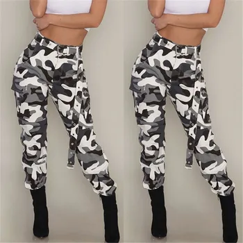 Womens Camo Cargo Trousers Casual Pants Military Army Combat Camouflage Pants Loose Jogger Trousers Women 2019 New Sweatpants
Womens Camo Cargo Trousers Casual Pants Military Army Combat Camouflage Pants Loose Jogger Trousers Women 2019 New Sweatpants