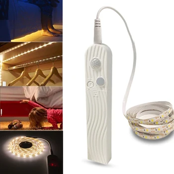 Indoor 1M 2M 3M Wireless Motion Sensor LED Strip Night light Battery Powered Under Bed lamp For Closet Wardrobe Cabinet Stairs
Indoor 1M 2M 3M Wireless Motion Sensor LED Strip Night light Battery Powered Under Bed lamp For Closet Wardrobe Cabinet Stairs