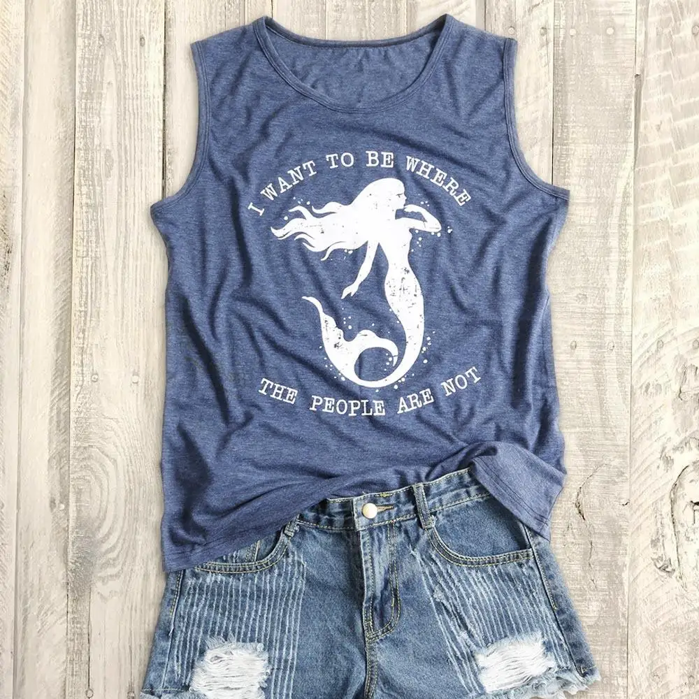 Plus Size Women Slogan Mermaid S3XL Tank 2019 Letter Printed O Neck Sleeveless Fashion Top Tee All Matched Tank Free Shipping
Plus Size Women Slogan Mermaid S3XL Tank 2019 Letter Printed O Neck Sleeveless Fashion Top Tee All Matched Tank Free Shipping