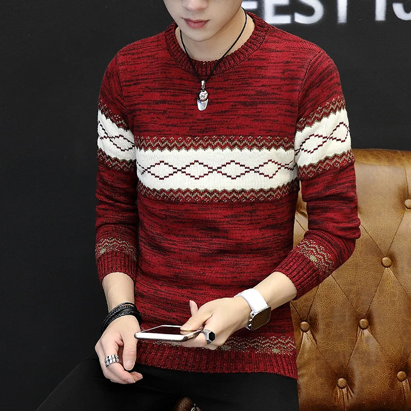 Winter Mens Long Sleeve Sweaters 6 Colors Select Round Neck Knit Sweater Male S M L XL XXL
Winter Mens Long Sleeve Sweaters 6 Colors Select Round Neck Knit Sweater Male S M L XL XXL