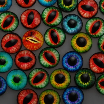 Retail 50PCS Flatbacks Round Glass Dome Stickers Cabochons with Drogon's Eye Pattern
Retail 50PCS Flatbacks Round Glass Dome Stickers Cabochons with Drogon's Eye Pattern