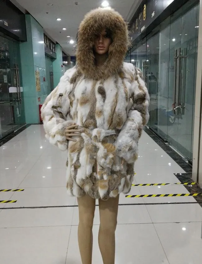 2024 Women Real Natural Rabbit fur Coat with Raccoon Fur Collar Jacket Female design Warm Winter Outwear Free Shipping ZTP141
2024 Women Real Natural Rabbit fur Coat with Raccoon Fur Collar Jacket Female design Warm Winter Outwear Free Shipping ZTP141