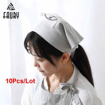 10Pcs/Lot Kitchen Headscarf Japanese Style Smoke-proof Baking Chef Home Food Service Cafe Bakery Sushi Waiter Triangle Headscarf
10Pcs/Lot Kitchen Headscarf Japanese Style Smoke-proof Baking Chef Home Food Service Cafe Bakery Sushi Waiter Triangle Headscarf