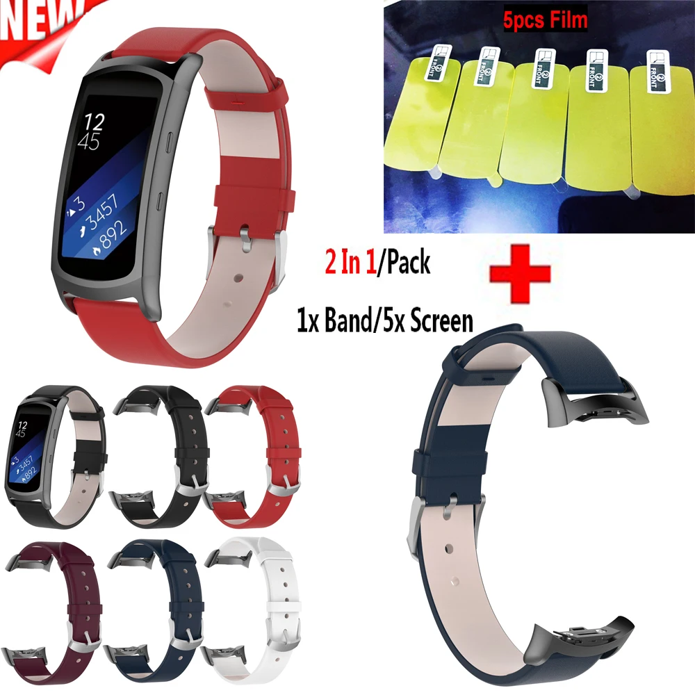 2 In1 Leather Wristband For Samsung Gear Fit 2 Strap Bracelet + Screen Protective film For Samsung Gear Fit 2 Fit 2 Pro Band
2 In1 Leather Wristband For Samsung Gear Fit 2 Strap Bracelet + Screen Protective film For Samsung Gear Fit 2 Fit 2 Pro Band
