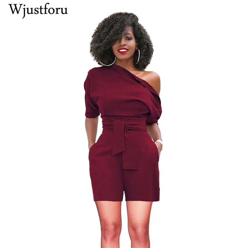 Wjustforu 2018 New Irregular Casual Jumpsuit Women Off Shoulder Vintage Elegant Playsuit Overalls Party Club Jumpsuit Female
Wjustforu 2018 New Irregular Casual Jumpsuit Women Off Shoulder Vintage Elegant Playsuit Overalls Party Club Jumpsuit Female