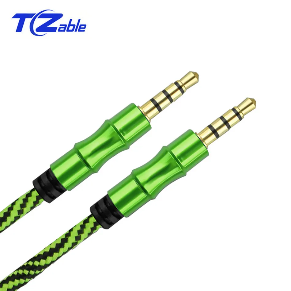3.5 Jack Audio Cable 3.5 mm Male to Male Aux Cable For Car Wire Line Aux Cord 1M 4Poles Plug For Mobile Phone SpeakerLine
3.5 Jack Audio Cable 3.5 mm Male to Male Aux Cable For Car Wire Line Aux Cord 1M 4Poles Plug For Mobile Phone SpeakerLine