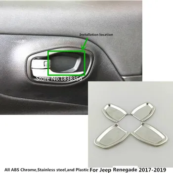 Car Styling Cover Stick Trim Stainless Steel Door Inner Handle Bowl Frame Lamp Panel 4pcs For Jeep Renegade 2017 2018 2019 2020
Car Styling Cover Stick Trim Stainless Steel Door Inner Handle Bowl Frame Lamp Panel 4pcs For Jeep Renegade 2017 2018 2019 2020