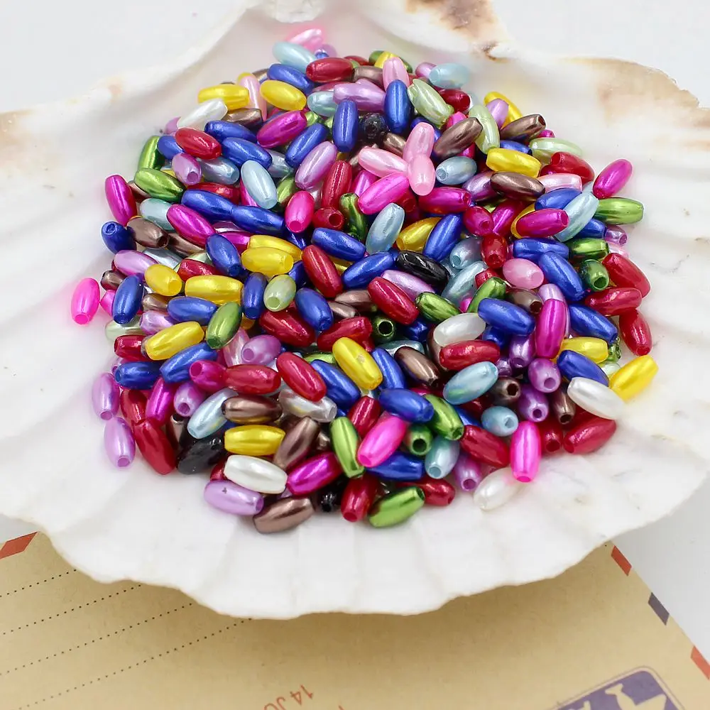 Free Shipping 1000pcs 4x8mm Rice Shape White Imitation Pearls Beads Crafts Decoration For DIY Bracelets Necklaces Jewelry Making
Free Shipping 1000pcs 4x8mm Rice Shape White Imitation Pearls Beads Crafts Decoration For DIY Bracelets Necklaces Jewelry Making