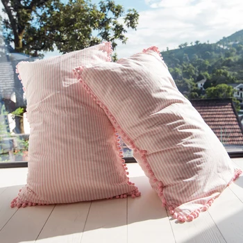 74x48cm 100% cotton pink/grey/blue plaid decorative pillowcase pom pom envelope type pillow covers case for pillow cushion bed
74x48cm 100% cotton pink/grey/blue plaid decorative pillowcase pom pom envelope type pillow covers case for pillow cushion bed