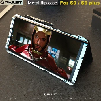 Luxury Stainless Flip Cover Orignal R-Just 360 Full Protection Shockproof Case for Samsung Galaxy S9 S9plus for Samsung S9 Plus
Luxury Stainless Flip Cover Orignal R-Just 360 Full Protection Shockproof Case for Samsung Galaxy S9 S9plus for Samsung S9 Plus