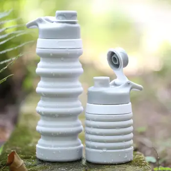 550ml Retractable Food Grade Silicone Water Bottle Portable Collapsible Sports Water Bottle For Outdoor Sports Camping Touring
550ml Retractable Food Grade Silicone Water Bottle Portable Collapsible Sports Water Bottle For Outdoor Sports Camping Touring