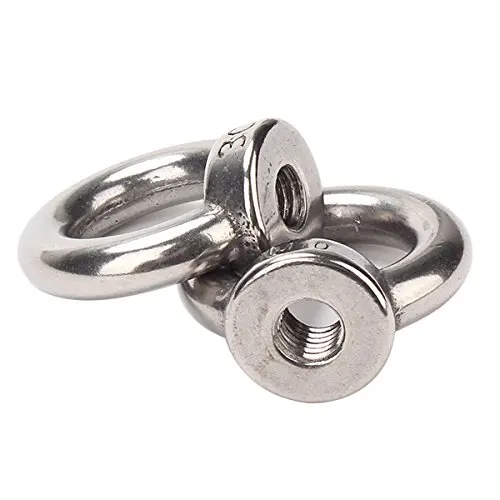Silver 304 Stainless Steel European Style M12 Ring Shape Eye Bolts Eyed Threaded Nuts Pack Of 2
Silver 304 Stainless Steel European Style M12 Ring Shape Eye Bolts Eyed Threaded Nuts Pack Of 2