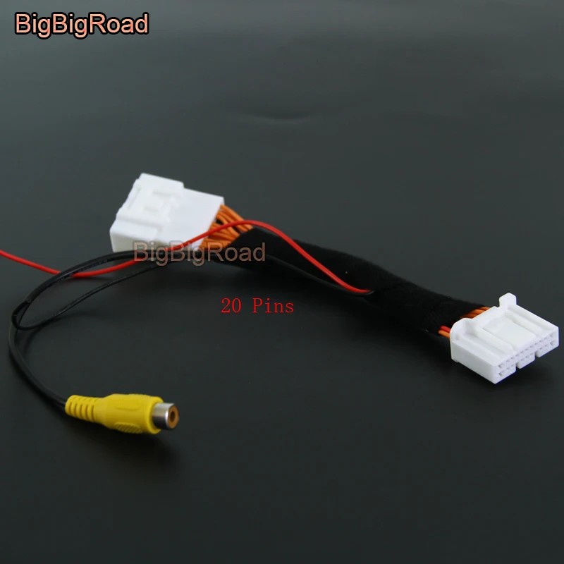 BigBigRoad Car Rear View Camera 20 Pins RCA Adapter Connector Cable For Mazda 6 Mazda6 Atenza Hatchback Wagon 2015 2016 2017
BigBigRoad Car Rear View Camera 20 Pins RCA Adapter Connector Cable For Mazda 6 Mazda6 Atenza Hatchback Wagon 2015 2016 2017