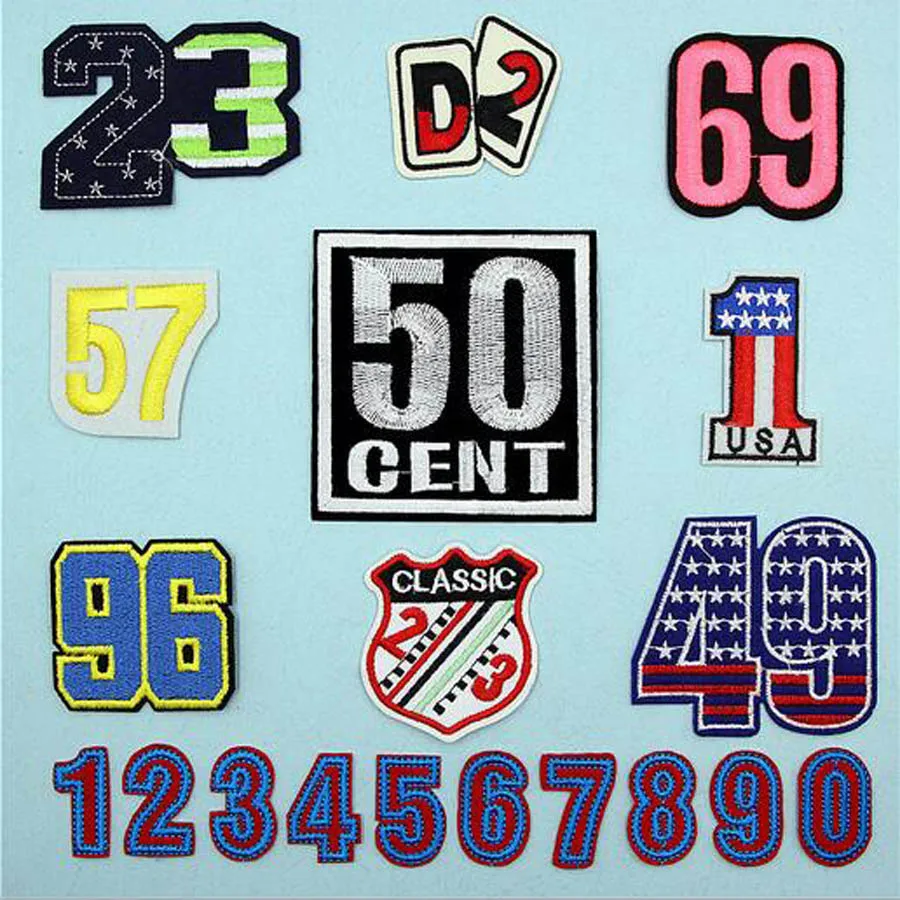 Fabric Embroidered Figure Number Patch Cap Clothes Stickers Bag Sew Iron On Applique DIY Apparel Sewing Clothing Accessories B57 
Fabric Embroidered Figure Number Patch Cap Clothes Stickers Bag Sew Iron On Applique DIY Apparel Sewing Clothing Accessories B57
