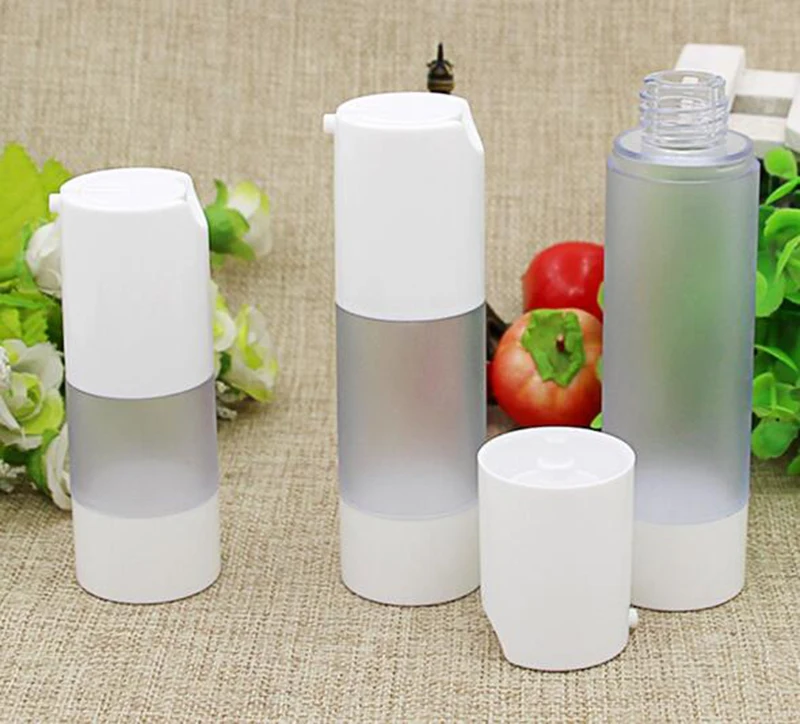 1pcs 15ml/30ml/50ml Airless Pump Vacuum Scrub Bottle Toiletries Container Refillable Plastic Dispenser Travel Cosmetic Bottle
1pcs 15ml/30ml/50ml Airless Pump Vacuum Scrub Bottle Toiletries Container Refillable Plastic Dispenser Travel Cosmetic Bottle