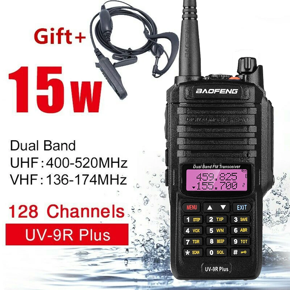 High Power Upgrade Baofeng UV-9R plus Waterproof walkie talkie 8w for two way radio long range 10km 8000mah Dual-Band Transceive
High Power Upgrade Baofeng UV-9R plus Waterproof walkie talkie 8w for two way radio long range 10km 8000mah Dual-Band Transceive