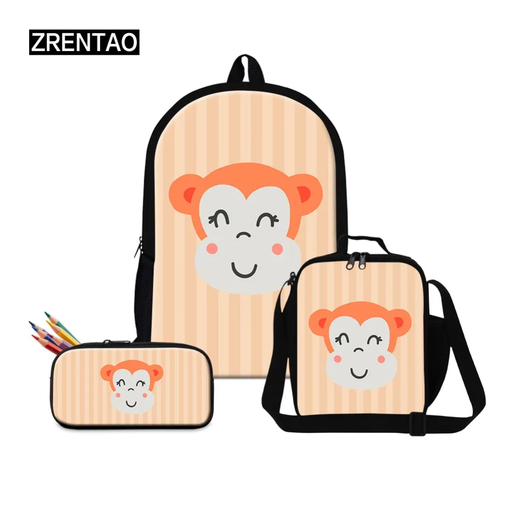 ZRENTAO 3 PCS\set backpack with cartoon pencil case animal cooler bags primary children boys girls double shoulder book bags
ZRENTAO 3 PCS\set backpack with cartoon pencil case animal cooler bags primary children boys girls double shoulder book bags