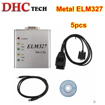 Hot Selling 5pcs/lot DHL free Metal ELM327 obd2 V1.5 OBDII Auto Diagnostic Tool ELM 327 USB Interface Code Reader Scanner
Hot Selling 5pcs/lot DHL free Metal ELM327 obd2 V1.5 OBDII Auto Diagnostic Tool ELM 327 USB Interface Code Reader Scanner