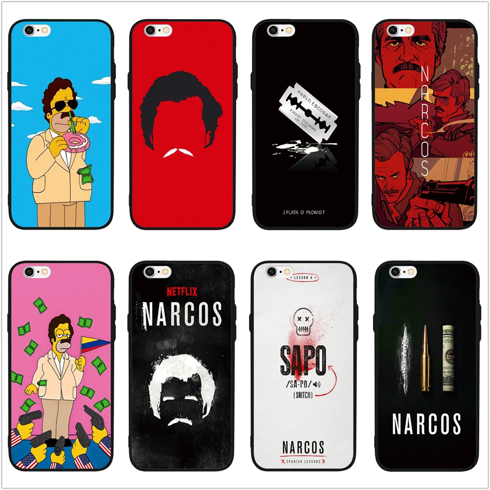 FATPERSON Plata O Plomo Narcos Pablo Escobar Silver Phone Cases For Iphone 5 5S SE 6 6S 7 8 Plus Black Soft Covers For Iphone X
FATPERSON Plata O Plomo Narcos Pablo Escobar Silver Phone Cases For Iphone 5 5S SE 6 6S 7 8 Plus Black Soft Covers For Iphone X