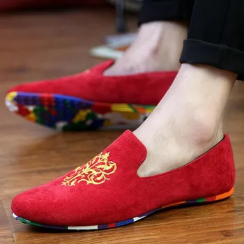 Fashion Suede Men Shoes Soft Leather Flat Shoes Casual Slip On Moccasins Men Loafers Hight Quality Driving Flats
Fashion Suede Men Shoes Soft Leather Flat Shoes Casual Slip On Moccasins Men Loafers Hight Quality Driving Flats