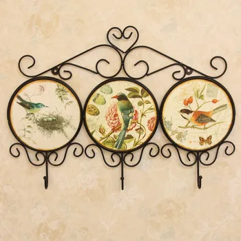 American, wrought iron hook European wall act the role ofing coat hook hook towel hook retro ceramic hang a picture
American, wrought iron hook European wall act the role ofing coat hook hook towel hook retro ceramic hang a picture