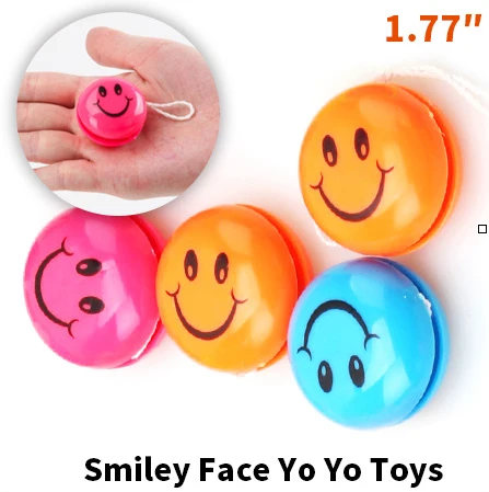 25PCS Smiley face yo yo toys for party favors for pinata fillers for prize toys for classroom
25PCS Smiley face yo yo toys for party favors for pinata fillers for prize toys for classroom