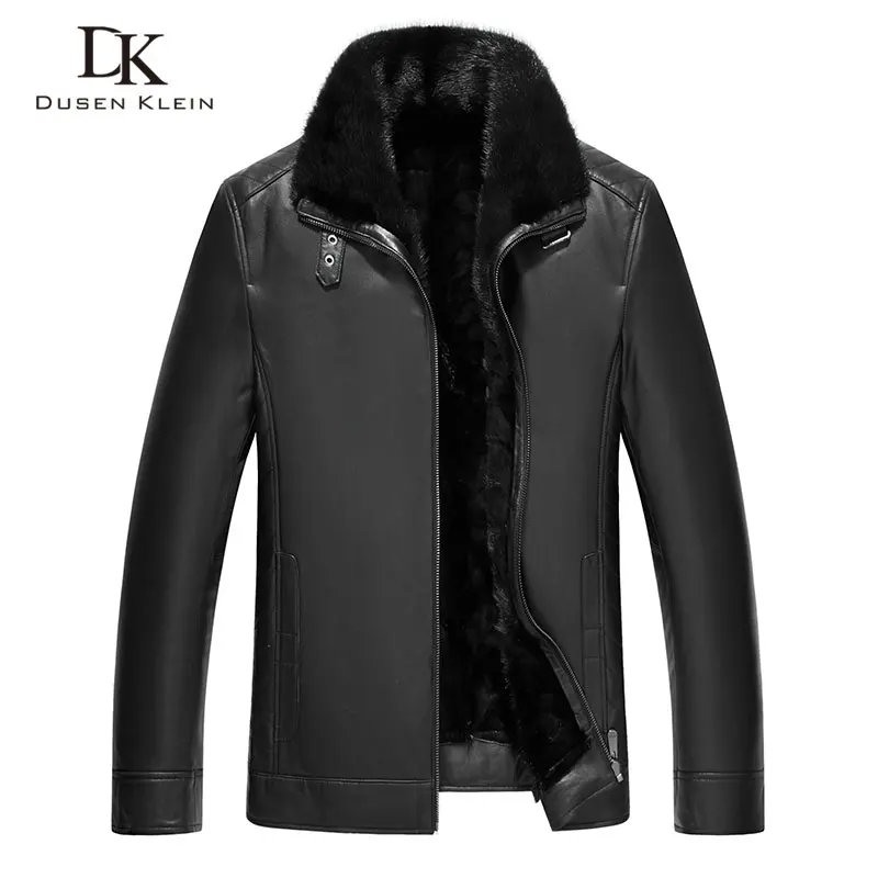 Mink Fur leather jacket men Dusen Klein Genuine sheepskin Mink fur liner Fur collar Luxury Brand winter leather coats 71Q573D
Mink Fur leather jacket men Dusen Klein Genuine sheepskin Mink fur liner Fur collar Luxury Brand winter leather coats 71Q573D