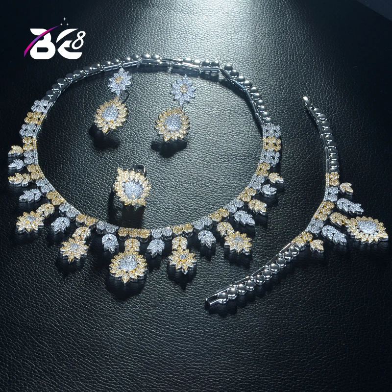 Be 8 Classic Fashion Bridal Wedding Jewelry Sets Sparkling AAA CZ Paved Dubai 4pcs Set Jewellery for Women Bijoux Femme S318
Be 8 Classic Fashion Bridal Wedding Jewelry Sets Sparkling AAA CZ Paved Dubai 4pcs Set Jewellery for Women Bijoux Femme S318