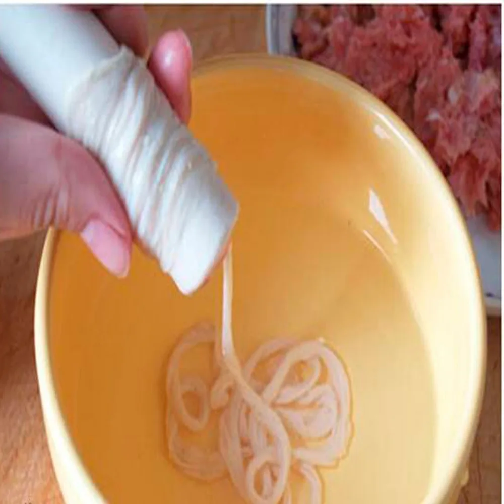 Sausage Packaging Tools 5Pc Casings for Sausage Salami Caliber 50Mm Length:50Cm Each + Funnel Meat Filler Tools Inedible Casing
Sausage Packaging Tools 5Pc Casings for Sausage Salami Caliber 50Mm Length:50Cm Each + Funnel Meat Filler Tools Inedible Casing