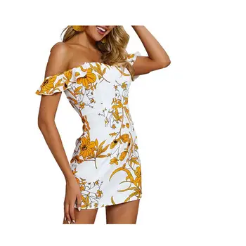 Women's Vintage Off Shoulder Floral Print Beach Mini printing Sexy Perfect for party club beach garden travel Women Dresses
Women's Vintage Off Shoulder Floral Print Beach Mini printing Sexy Perfect for party club beach garden travel Women Dresses