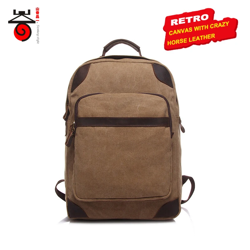 2018 Fashion Vintage Men Canvas Backpacks Fashion Student School Bag Large Capacity Travel Bag for Men Causal Rucksack Mochila
2018 Fashion Vintage Men Canvas Backpacks Fashion Student School Bag Large Capacity Travel Bag for Men Causal Rucksack Mochila
