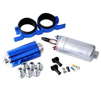 60mm Aluminum Double Fuel Pump Bracket / Fuel Filter Bracket With 1 Pcs Fuel Filter / 1 Pcs Fuel Pump With Blue & Silver
60mm Aluminum Double Fuel Pump Bracket / Fuel Filter Bracket With 1 Pcs Fuel Filter / 1 Pcs Fuel Pump With Blue & Silver