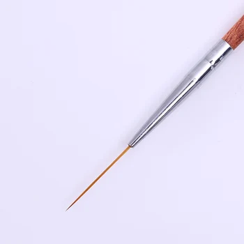 Long Hair Nail Art Liner Brush Brown Wooden Handled Super Finer Line Drawing Pen Nail Art Tools 
Long Hair Nail Art Liner Brush Brown Wooden Handled Super Finer Line Drawing Pen Nail Art Tools