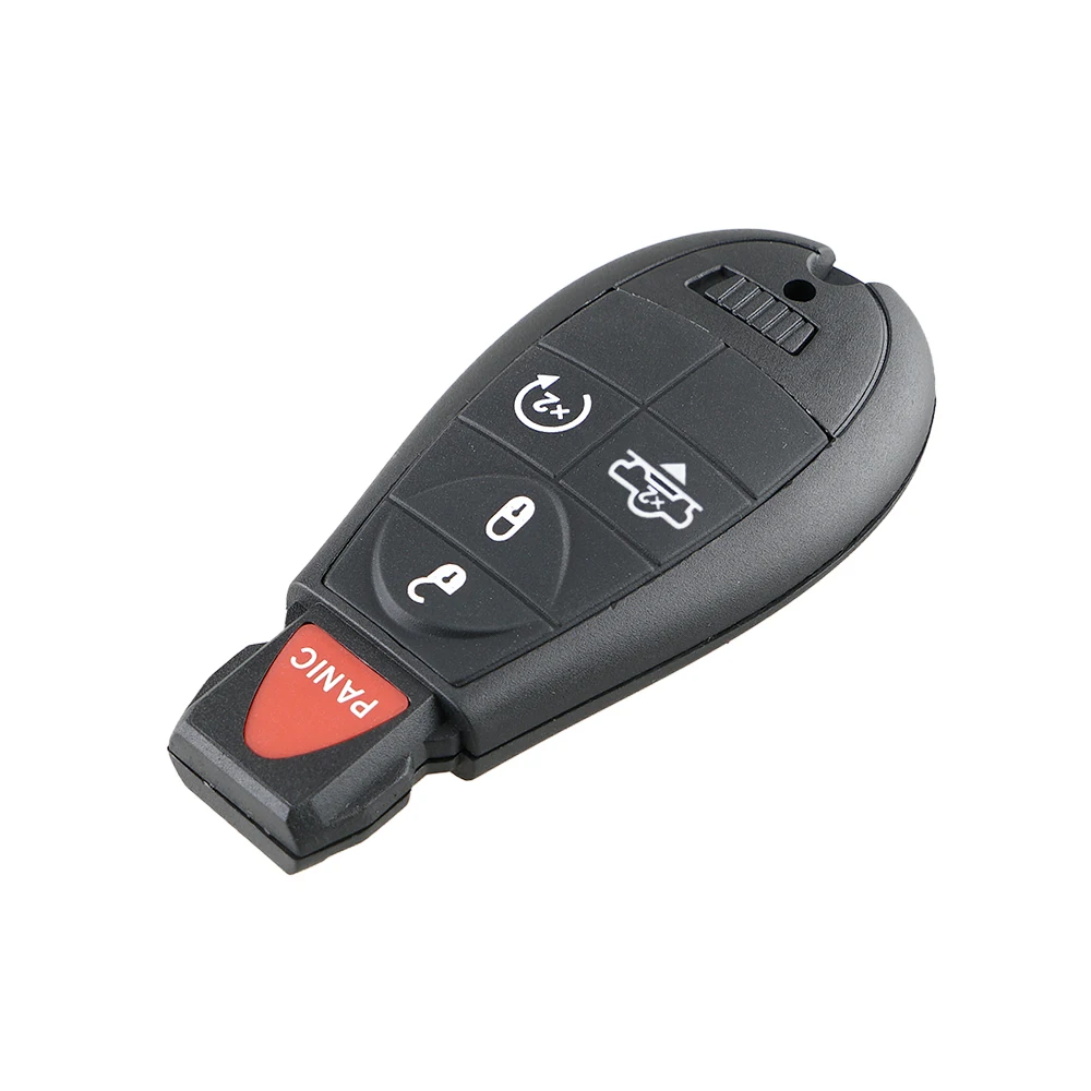5 Buttons Car Key Fob Replacement Car Key Fob Keyless Entry Remote for Dodge Ram 2013-2017 GQ4-53
