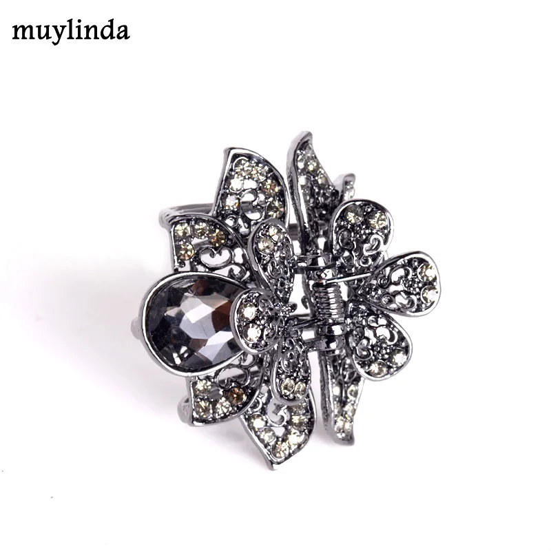 Retro Flower Rhinestones Hair Clip Hairpins Crystal Crab Hair Claws For Women Girl Hair Accessories
Retro Flower Rhinestones Hair Clip Hairpins Crystal Crab Hair Claws For Women Girl Hair Accessories