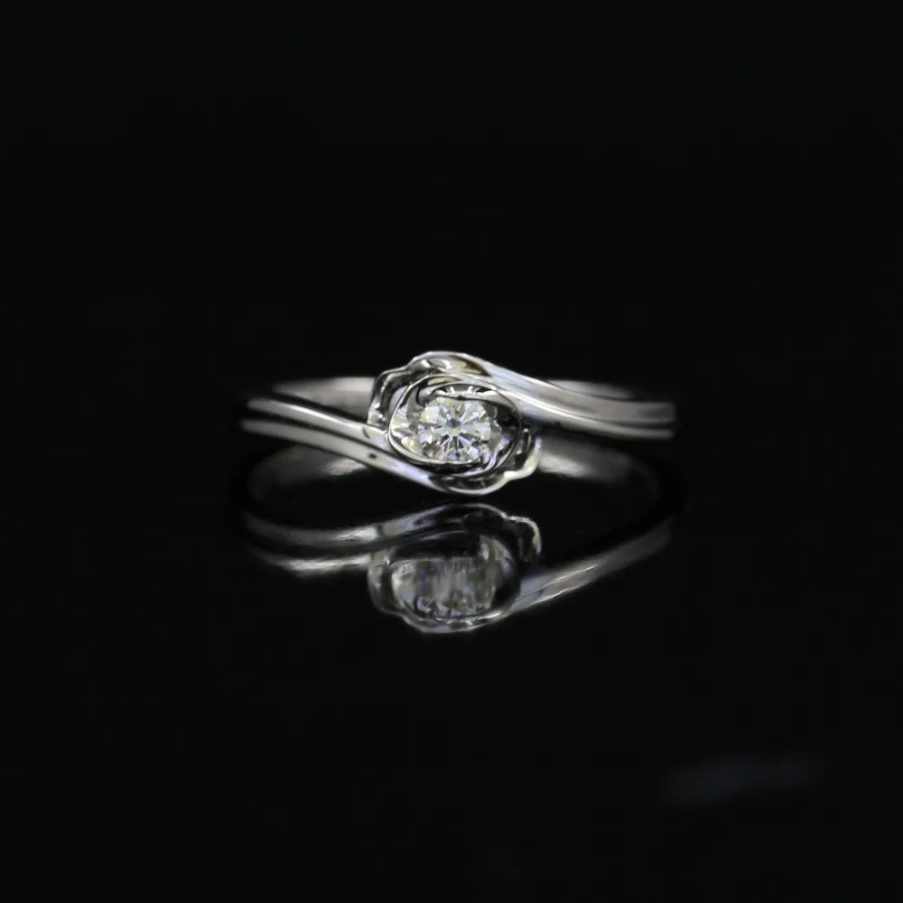 LASAMERO 0.085 CT H/SI Round Cut Modern Floral Natural Diamond Ring For Women 18k White Gold Certified Engagement Wedding Ring
LASAMERO 0.085 CT H/SI Round Cut Modern Floral Natural Diamond Ring For Women 18k White Gold Certified Engagement Wedding Ring