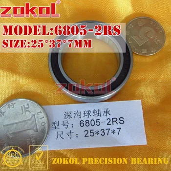 ZOKOL 6805 RS bearing 6805 2RS ZZ 6805ZZ Z1 6805-2RS Deep Groove ball bearing 25*37*7mm
ZOKOL 6805 RS bearing 6805 2RS ZZ 6805ZZ Z1 6805-2RS Deep Groove ball bearing 25*37*7mm