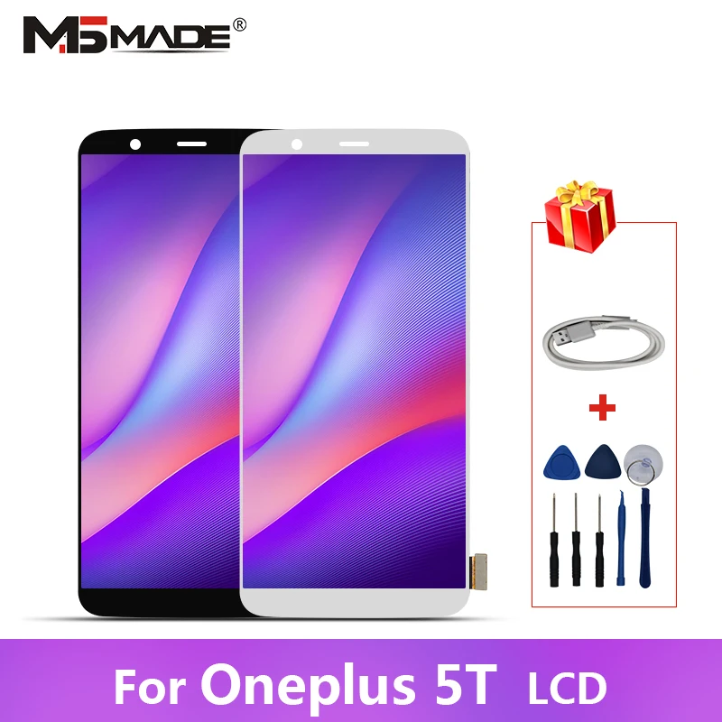 Original For Oneplus 5T A5010 LCD Touch Screen Digitizer Display Replacement Parts With Frame For Oneplus 5T Display OEM
Original For Oneplus 5T A5010 LCD Touch Screen Digitizer Display Replacement Parts With Frame For Oneplus 5T Display OEM