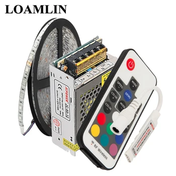 12V 5A LED Power Kit Waterproof or Non Waterproof 5m 5050 60Leds/m RGB LED Strip 17Keys RF Remote RGB Led Controller
12V 5A LED Power Kit Waterproof or Non Waterproof 5m 5050 60Leds/m RGB LED Strip 17Keys RF Remote RGB Led Controller