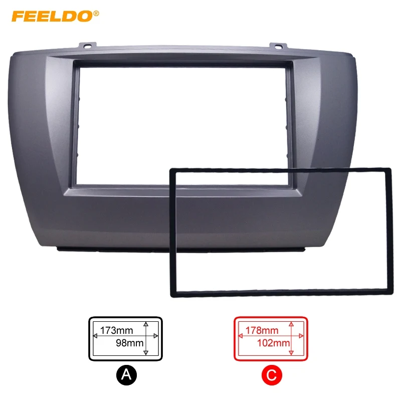 FEELDO Car 2Din Stereo Dash CD Frame Panel Audio Radio Fascia for GAC Trumpchi 2011 Trim Installation Kit #FD3721
FEELDO Car 2Din Stereo Dash CD Frame Panel Audio Radio Fascia for GAC Trumpchi 2011 Trim Installation Kit #FD3721