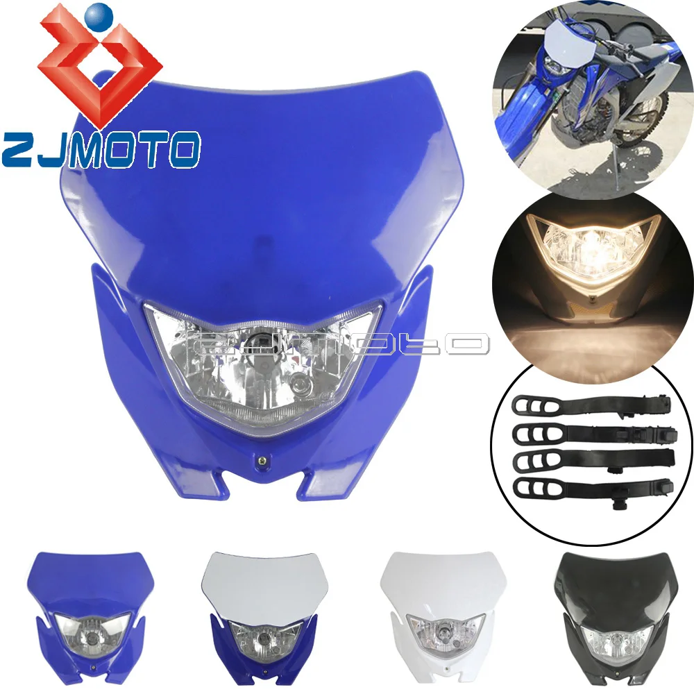 Universal Motocross Headlight For Yamaha WR250R WR250X WR250F WR450F YZ TTR Enduro Supermoto Dirt Bike H4 Headlight Fairing
Universal Motocross Headlight For Yamaha WR250R WR250X WR250F WR450F YZ TTR Enduro Supermoto Dirt Bike H4 Headlight Fairing