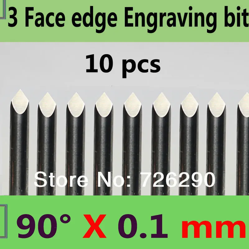 HUHAO 10pcs 3.175mm Dia 90 Angle 0.1mm Tip 3 Edge Carbide Woodworking Tools Engraving Bits for CNC Router Machine
HUHAO 10pcs 3.175mm Dia 90 Angle 0.1mm Tip 3 Edge Carbide Woodworking Tools Engraving Bits for CNC Router Machine