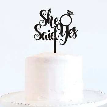 She Said Yes Cake Topper Wedding Cake Topper Wedding Decoration Supplies Favor Acrylic Silhouette Bride To Be Cake Topper
She Said Yes Cake Topper Wedding Cake Topper Wedding Decoration Supplies Favor Acrylic Silhouette Bride To Be Cake Topper