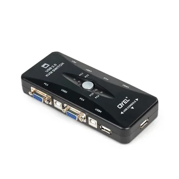 kvm converter, USB manual KVM share 4 into 1 out, vga computer monitor delivery 4 lines
kvm converter, USB manual KVM share 4 into 1 out, vga computer monitor delivery 4 lines