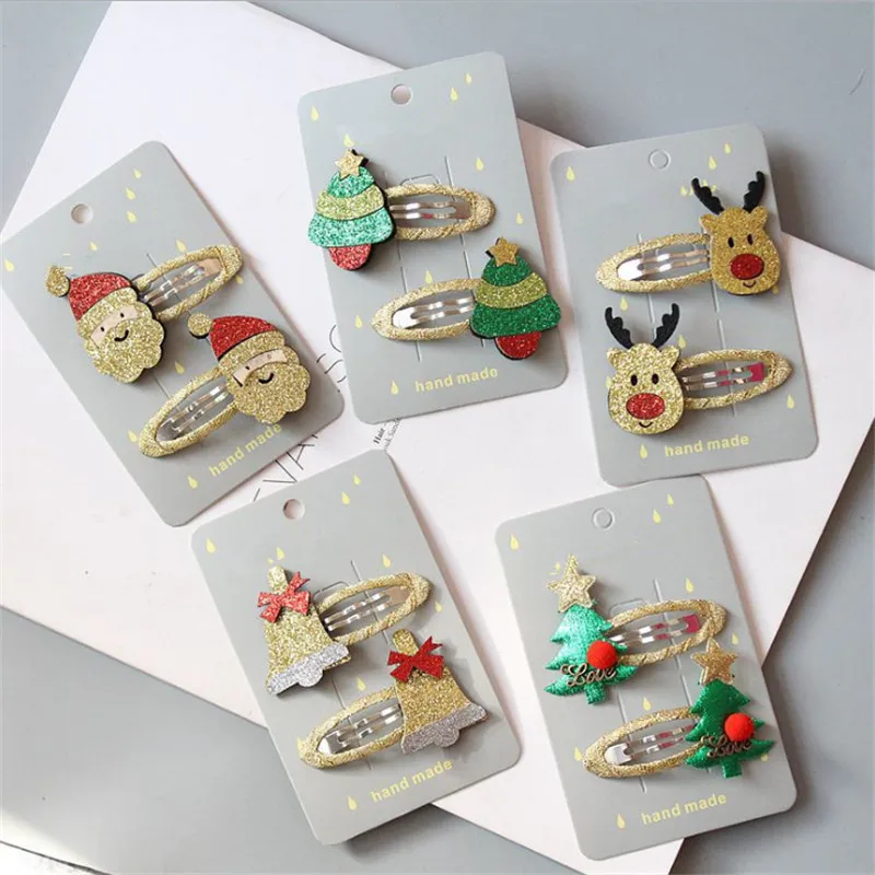 10pair/lot Children Xmas Hair Accessories Christmas Bright Santa Snowman Christmas tree Hairpin Cute Cartoon Hair Clip Headdress
10pair/lot Children Xmas Hair Accessories Christmas Bright Santa Snowman Christmas tree Hairpin Cute Cartoon Hair Clip Headdress